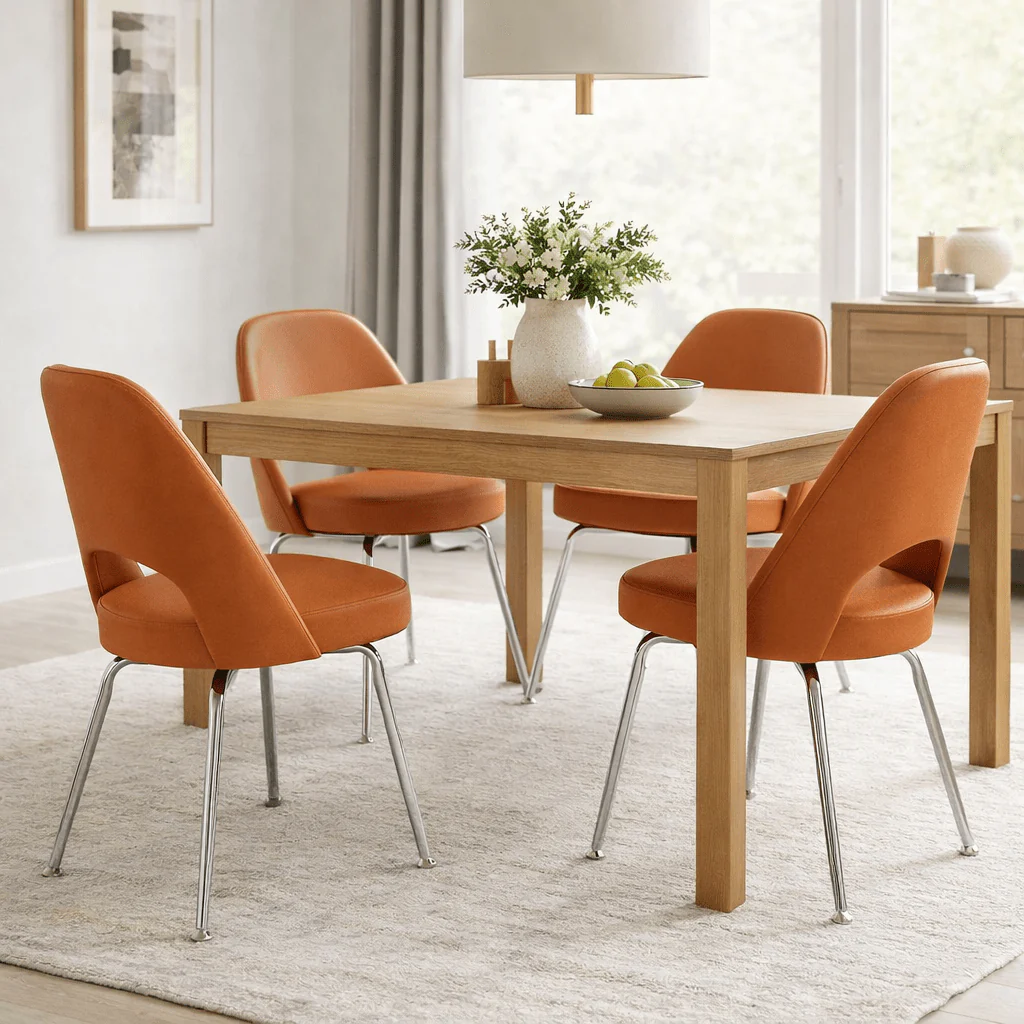 Eero Saarinen Executive Side Chair - Image 6