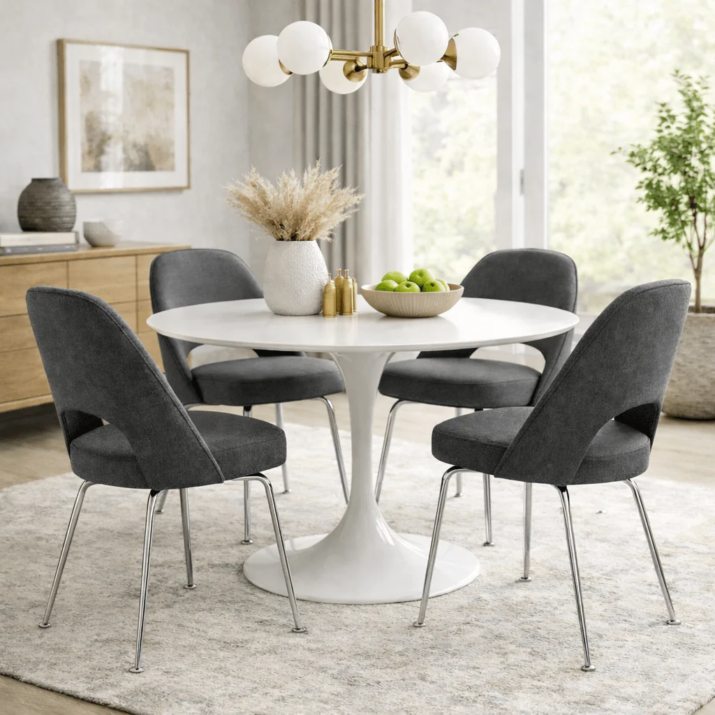 Eero Saarinen Executive Side Chair - Image 7