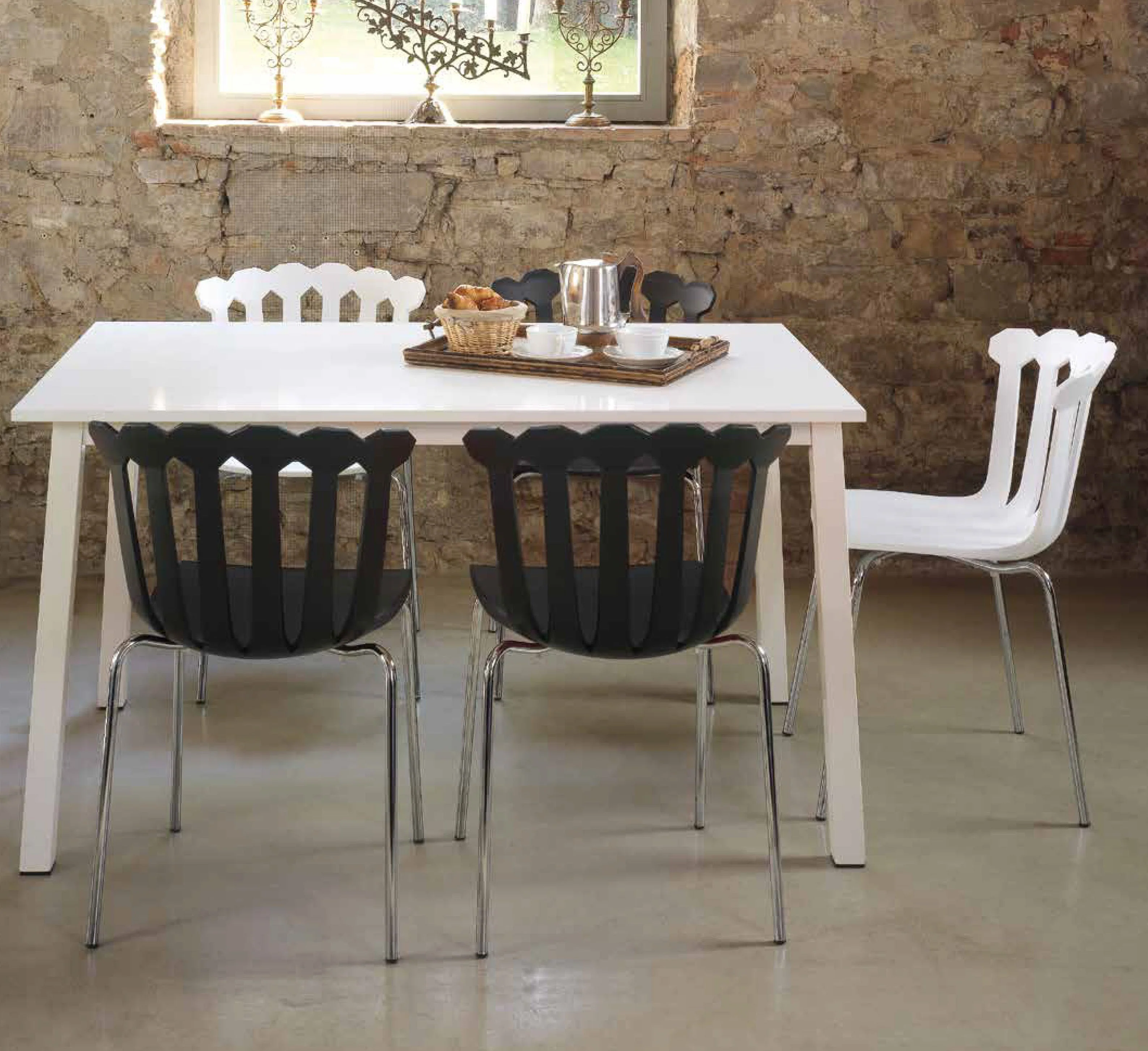 Esmeralda Stackable Side Chair by Green - Image 4