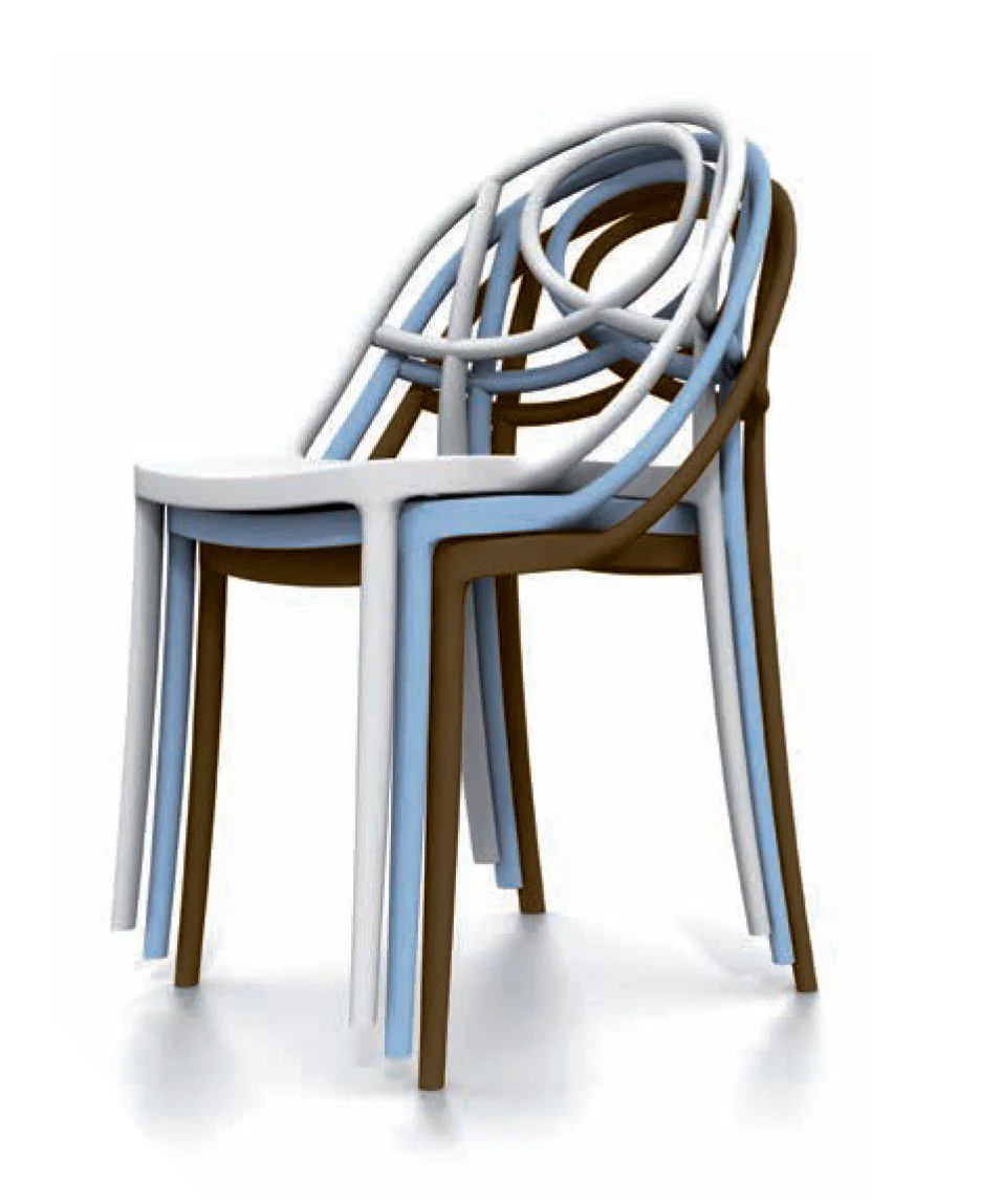 Etoile Stackable Side Chair by Green - Image 3