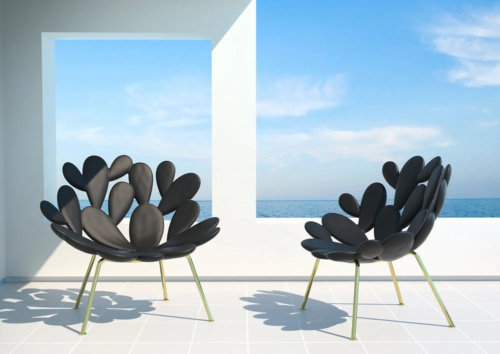 Filicudi Armchair Brass by Qeeboo - Image 18