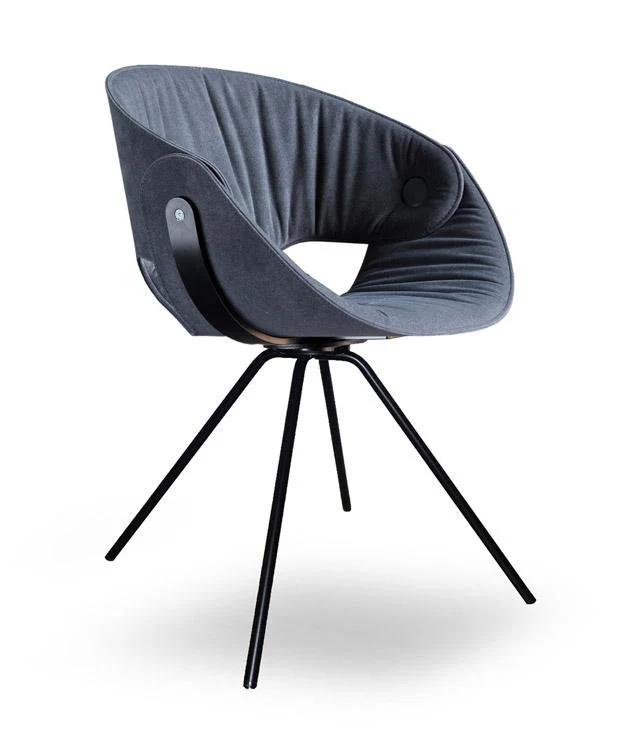 Fl@t Soft Upholstered Chair 9W3.01 by Tonon