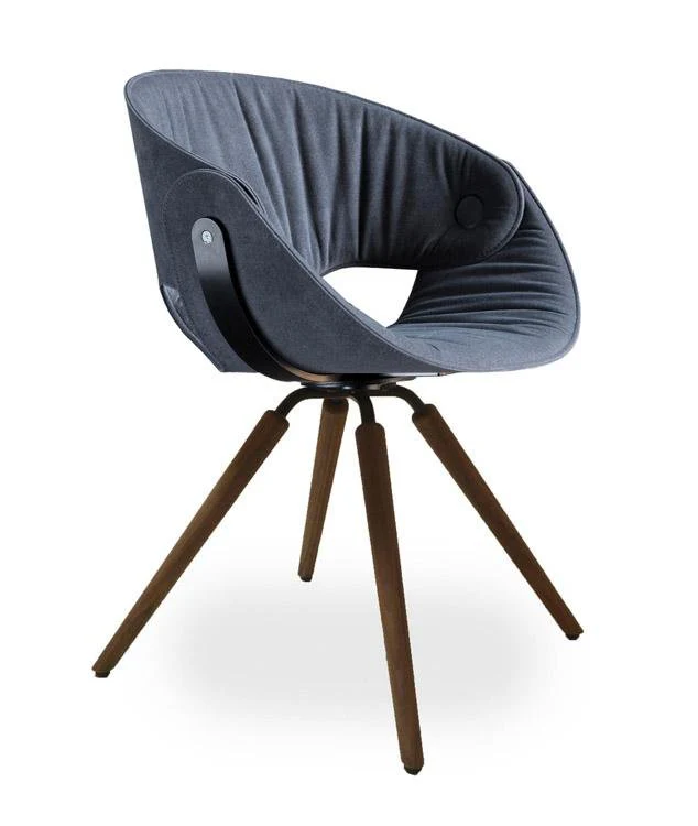 Fl@t Soft Upholstered Chair 9W3.11 by Tonon