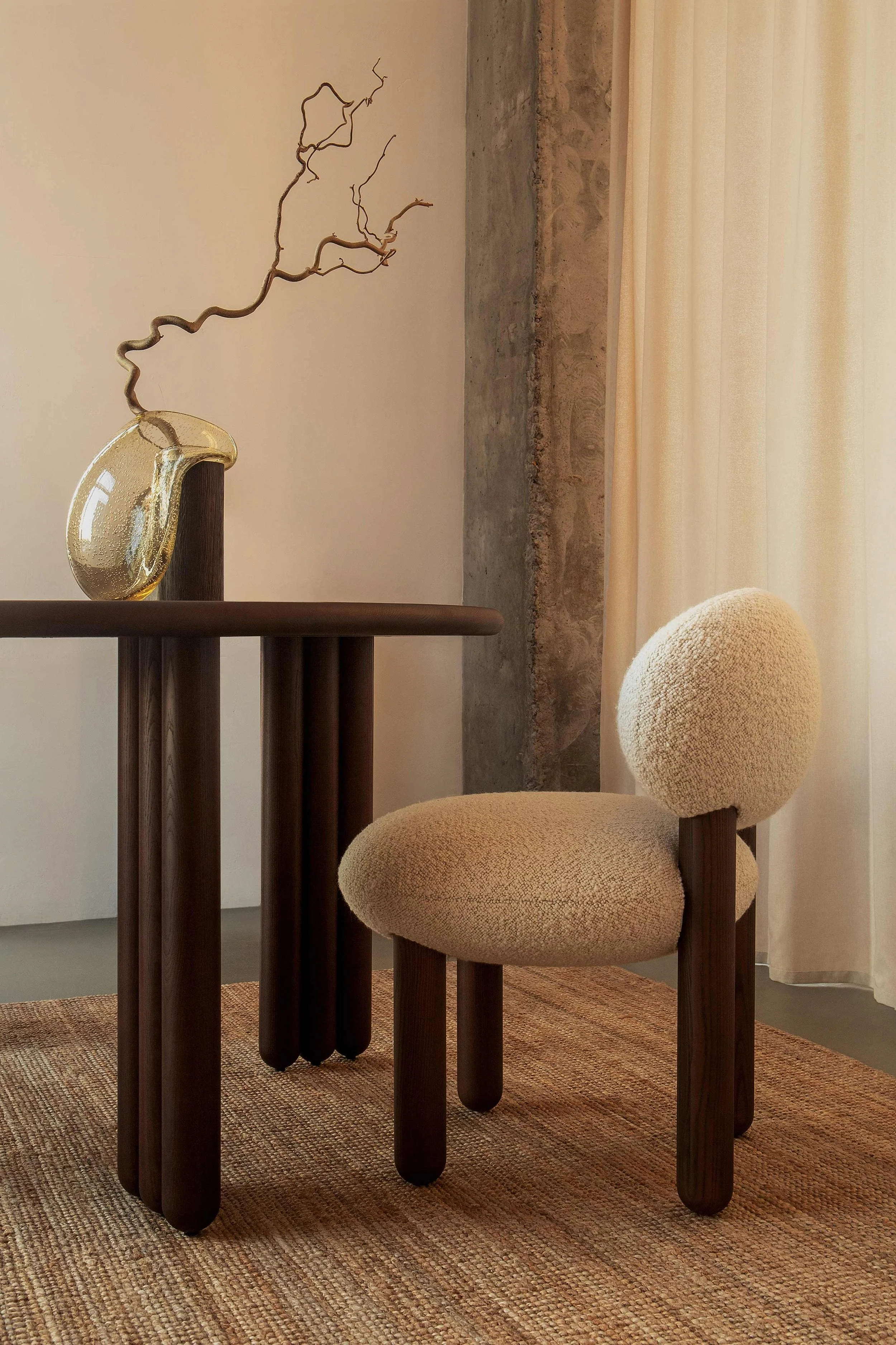 Flock Dining Table Round by Noom - Image 8