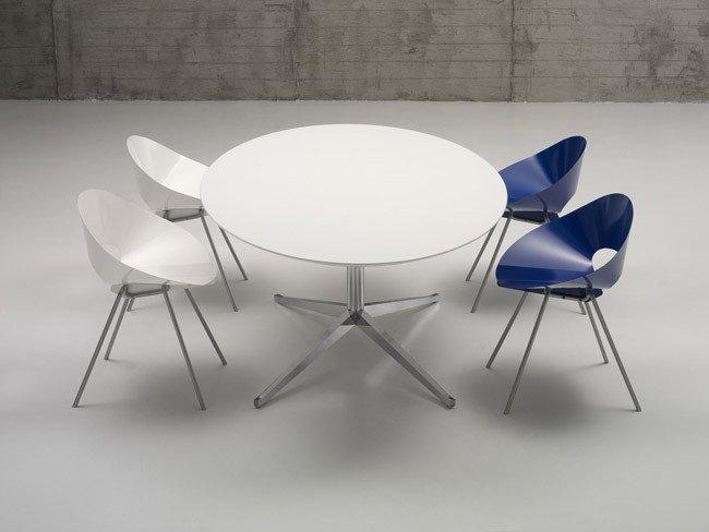 Florence Knoll 50" Round Table Desk - Image 2