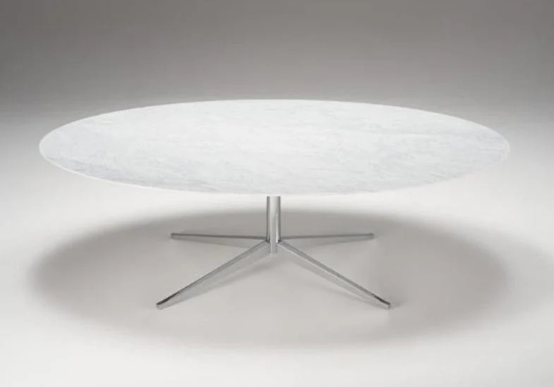 Florence Knoll 59" Round Table Desk