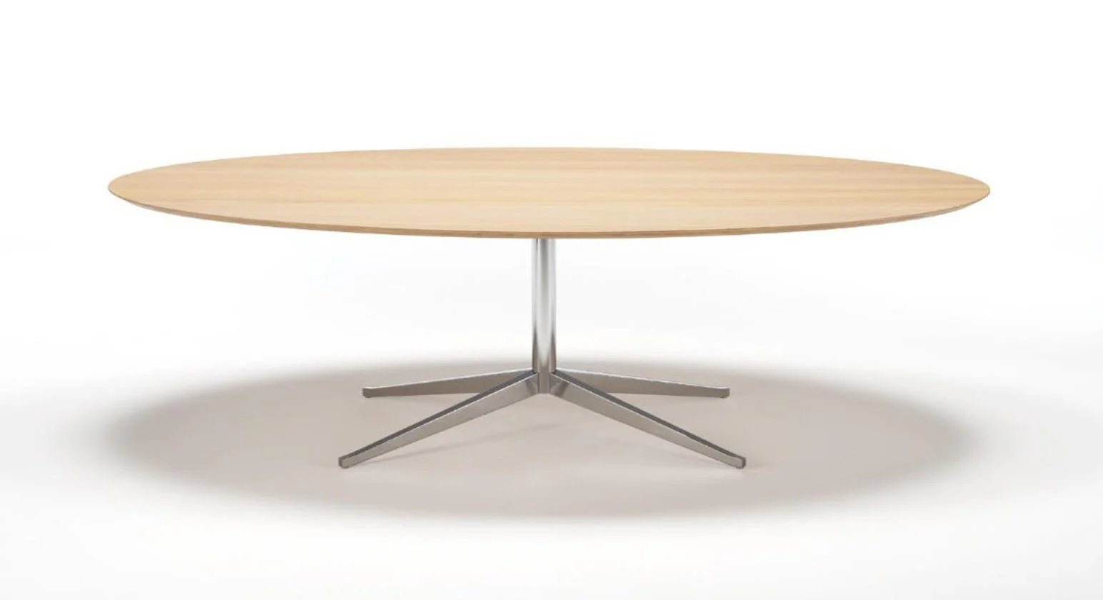 Florence Knoll 88" x 50" Oval Table Desk