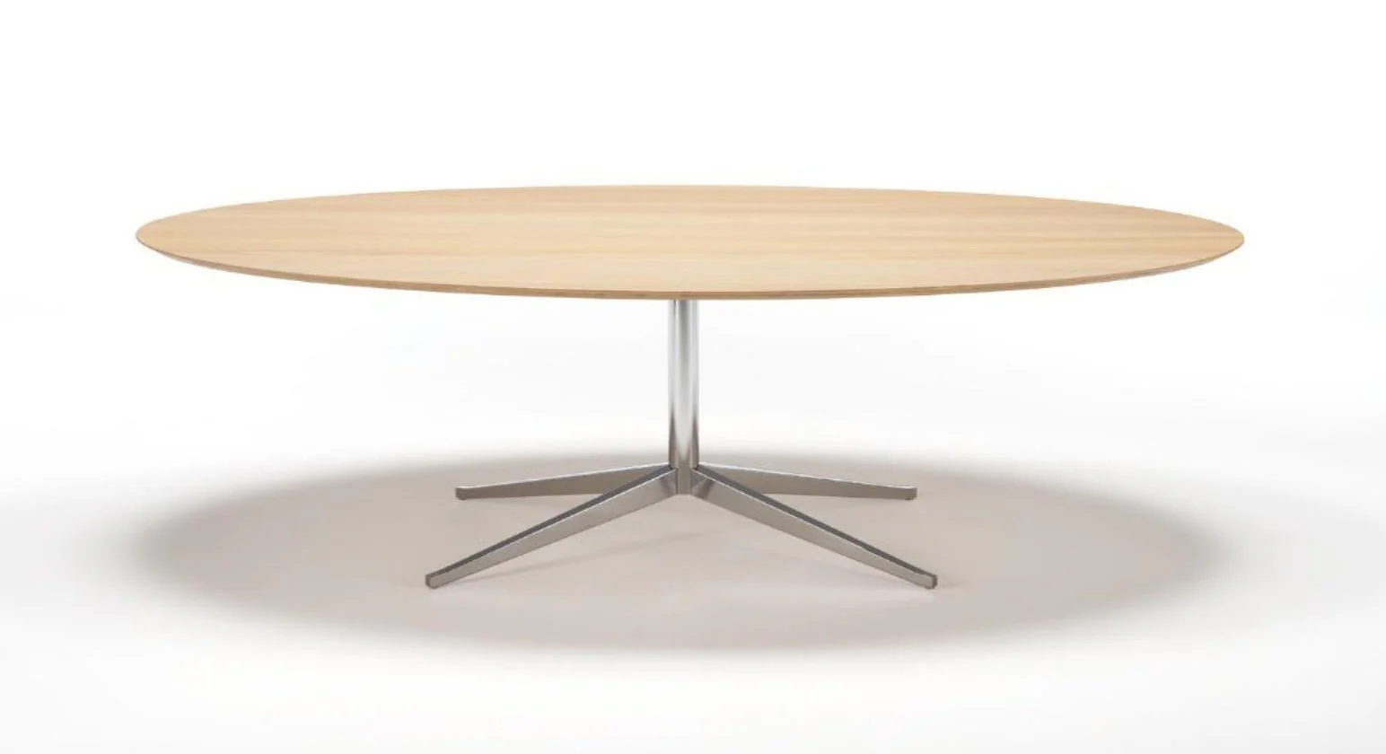 Florence Knoll 92" x 48" Oval Table Desk - Image 2