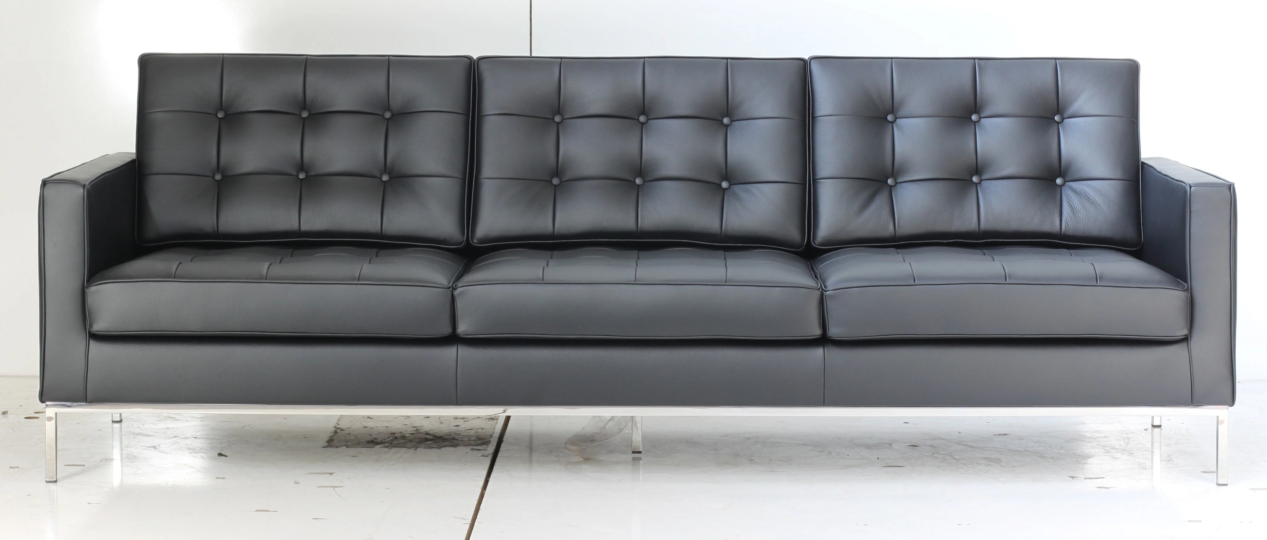 Florence Knoll Three Seat Sofa - Image 4