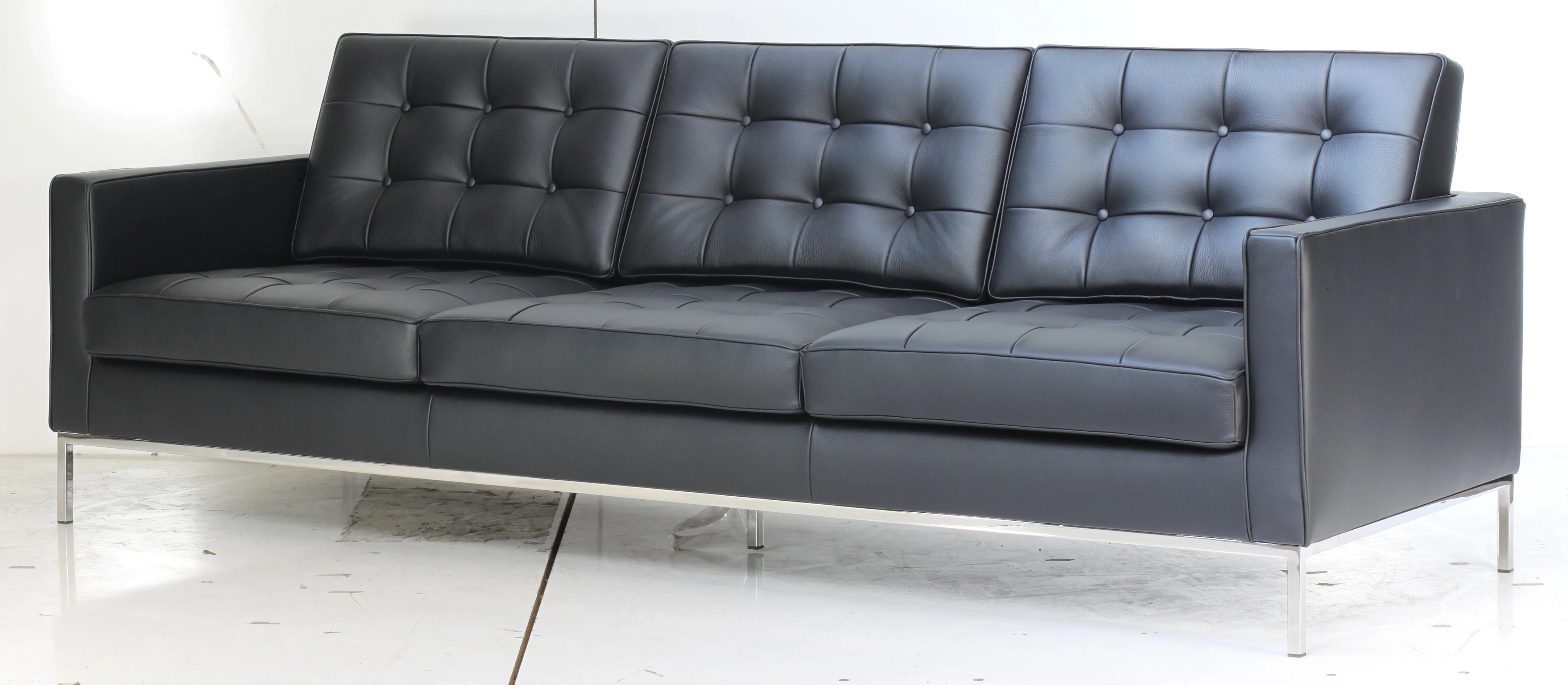 Florence Knoll Three Seat Sofa - Image 5