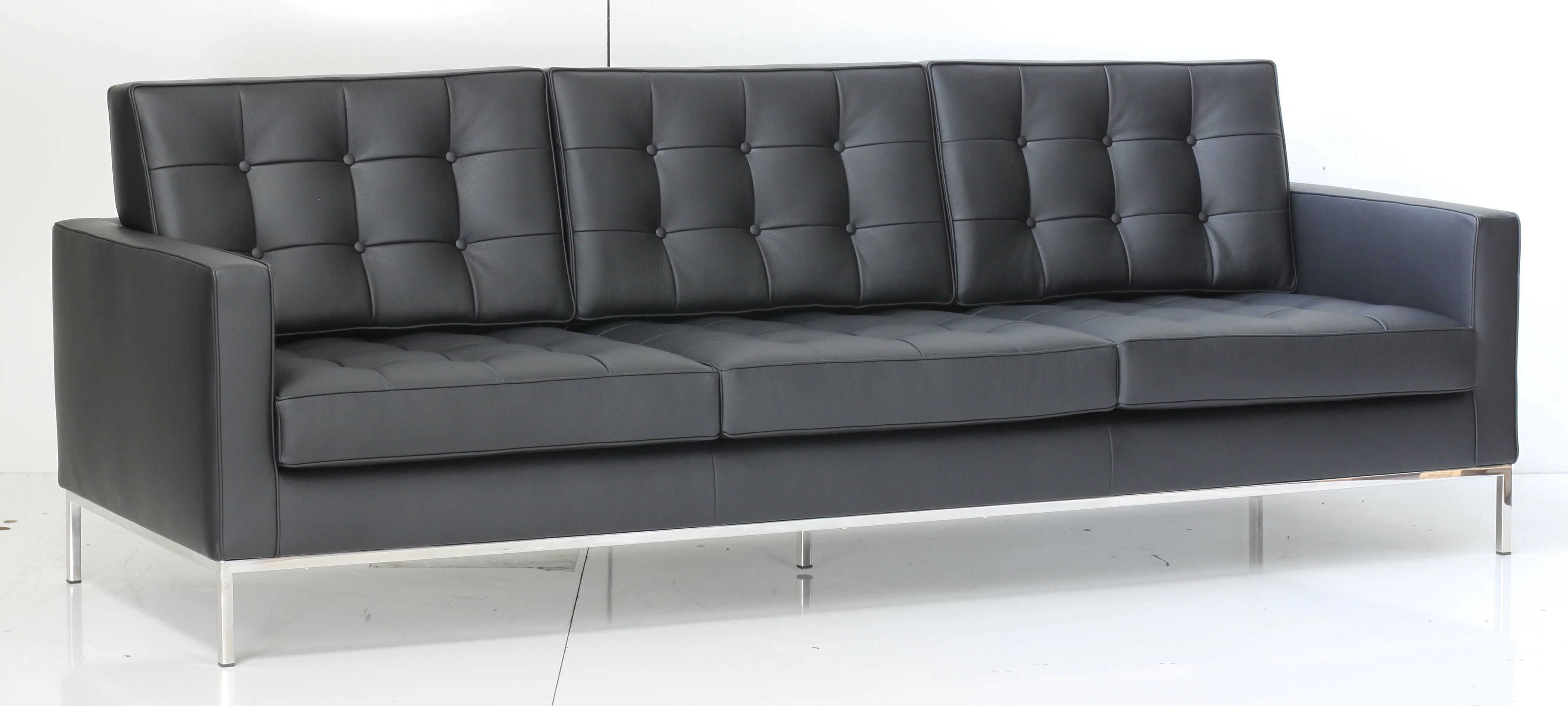 Florence Knoll Three Seat Sofa - Image 6