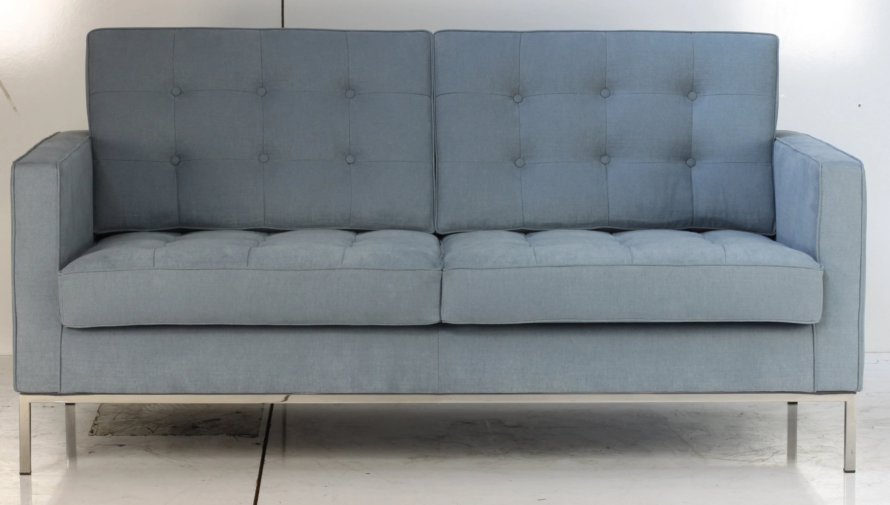 Florence Knoll Two Seat Sofa / Loveseat - Image 7