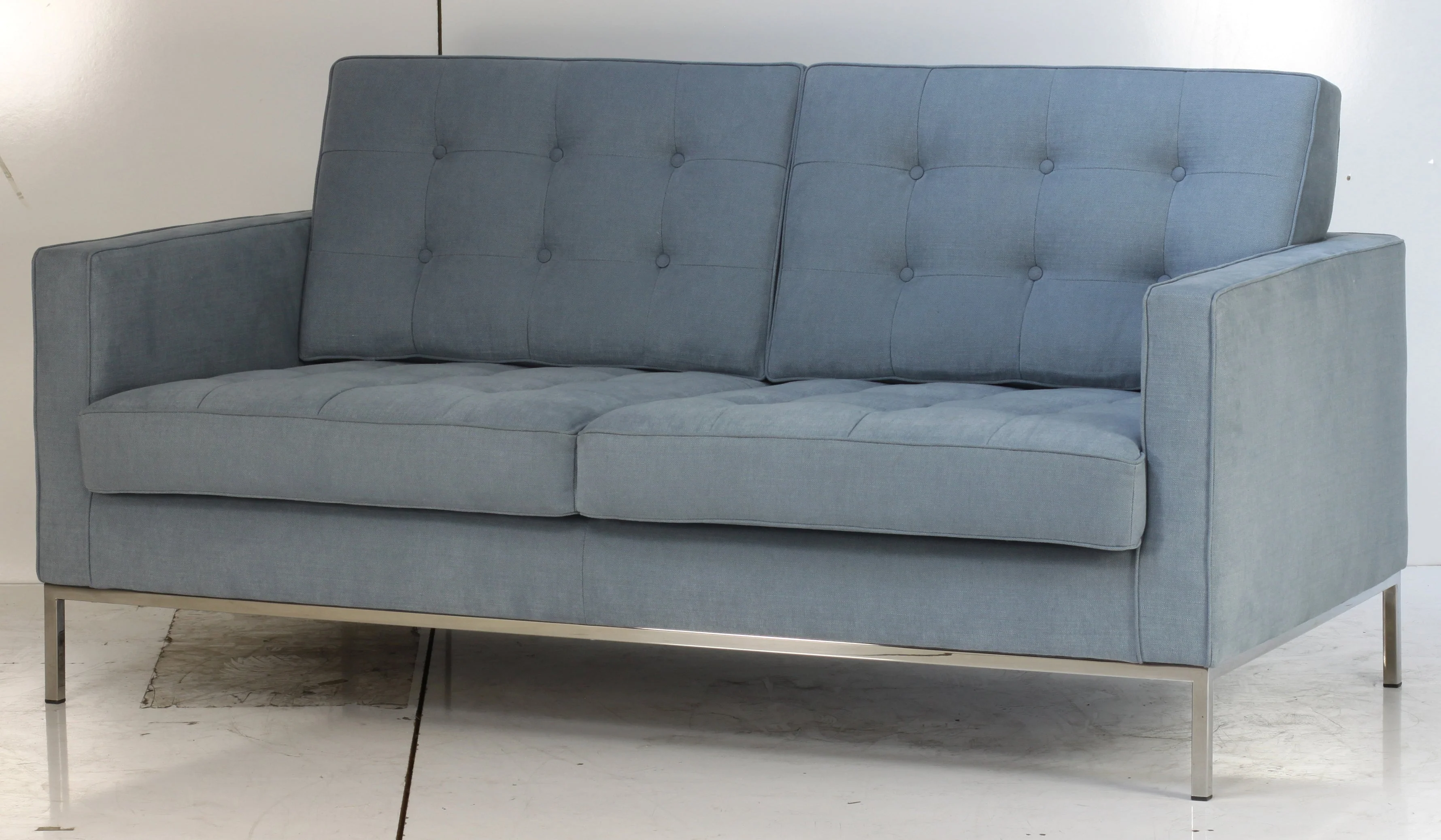 Florence Knoll Two Seat Sofa / Loveseat - Image 8