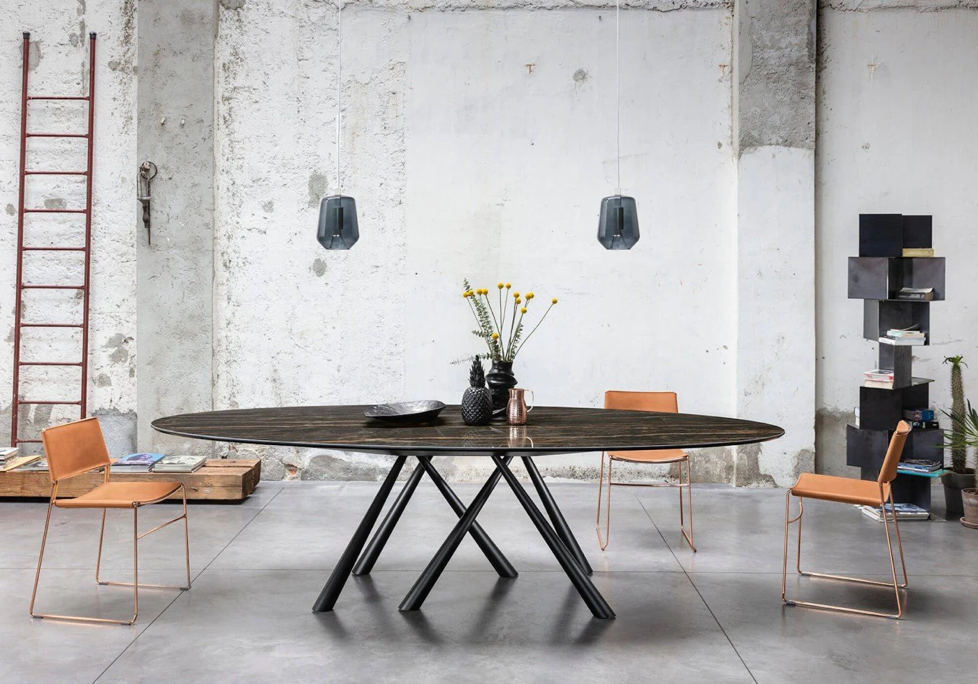 Forest Elliptical Dining Table by Midj - Image 6