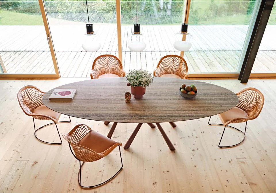 Forest Elliptical Dining Table by Midj - Image 7