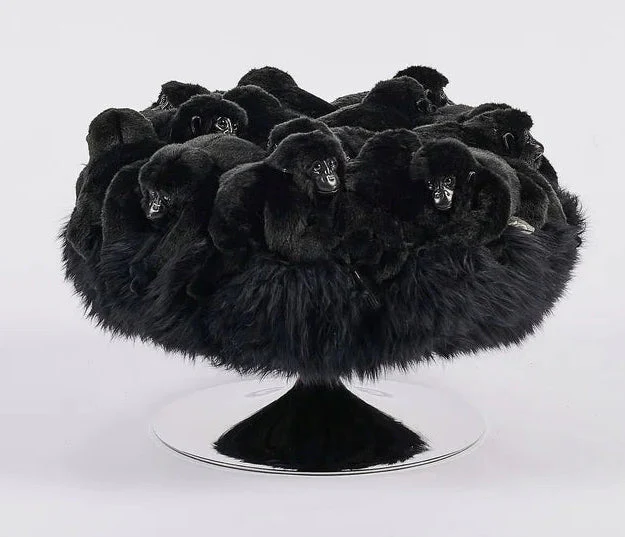 Gare Au Gorille Pouf by AP Collection - Image 2