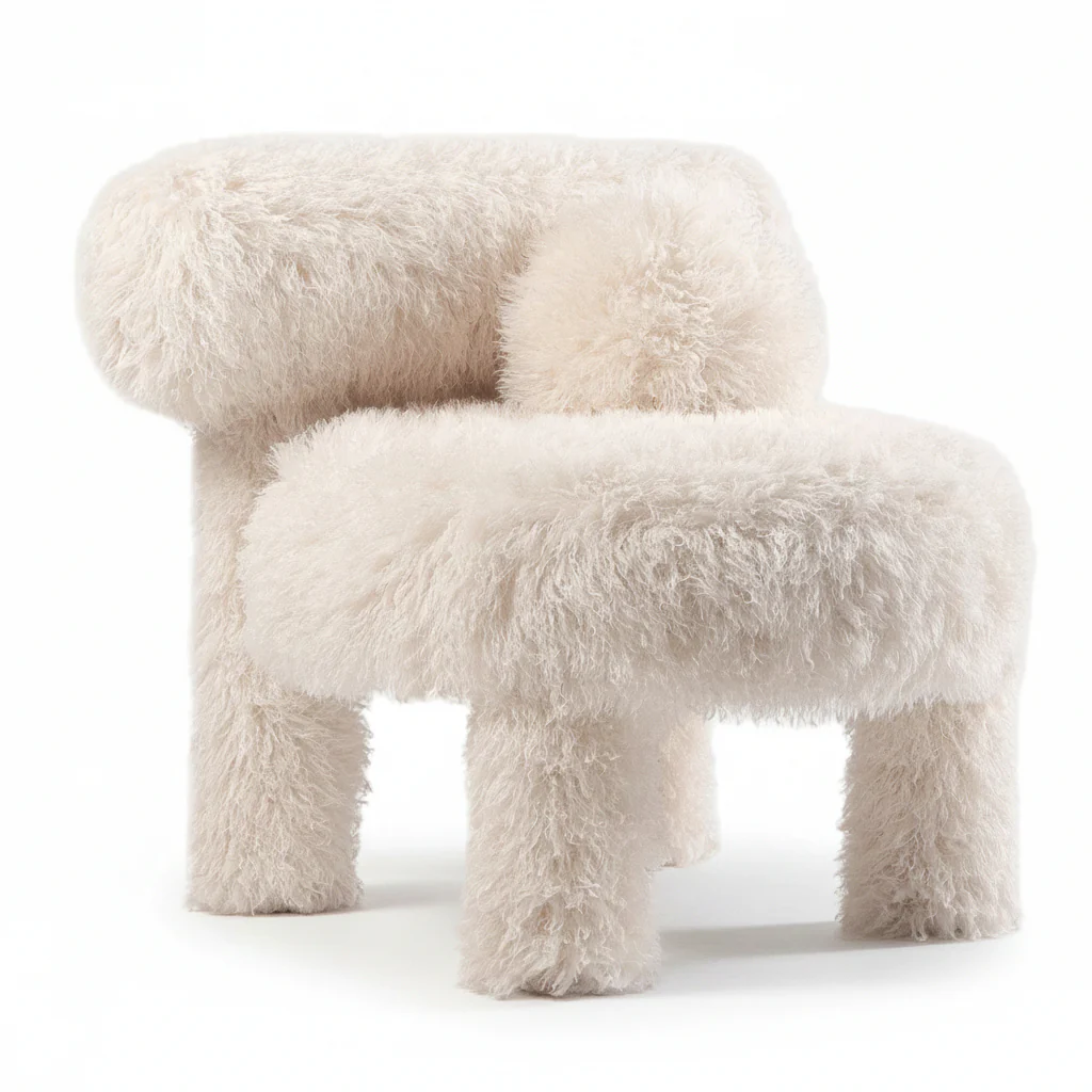 Gropius Low Chair CS1 Fluffy Edition by Noom