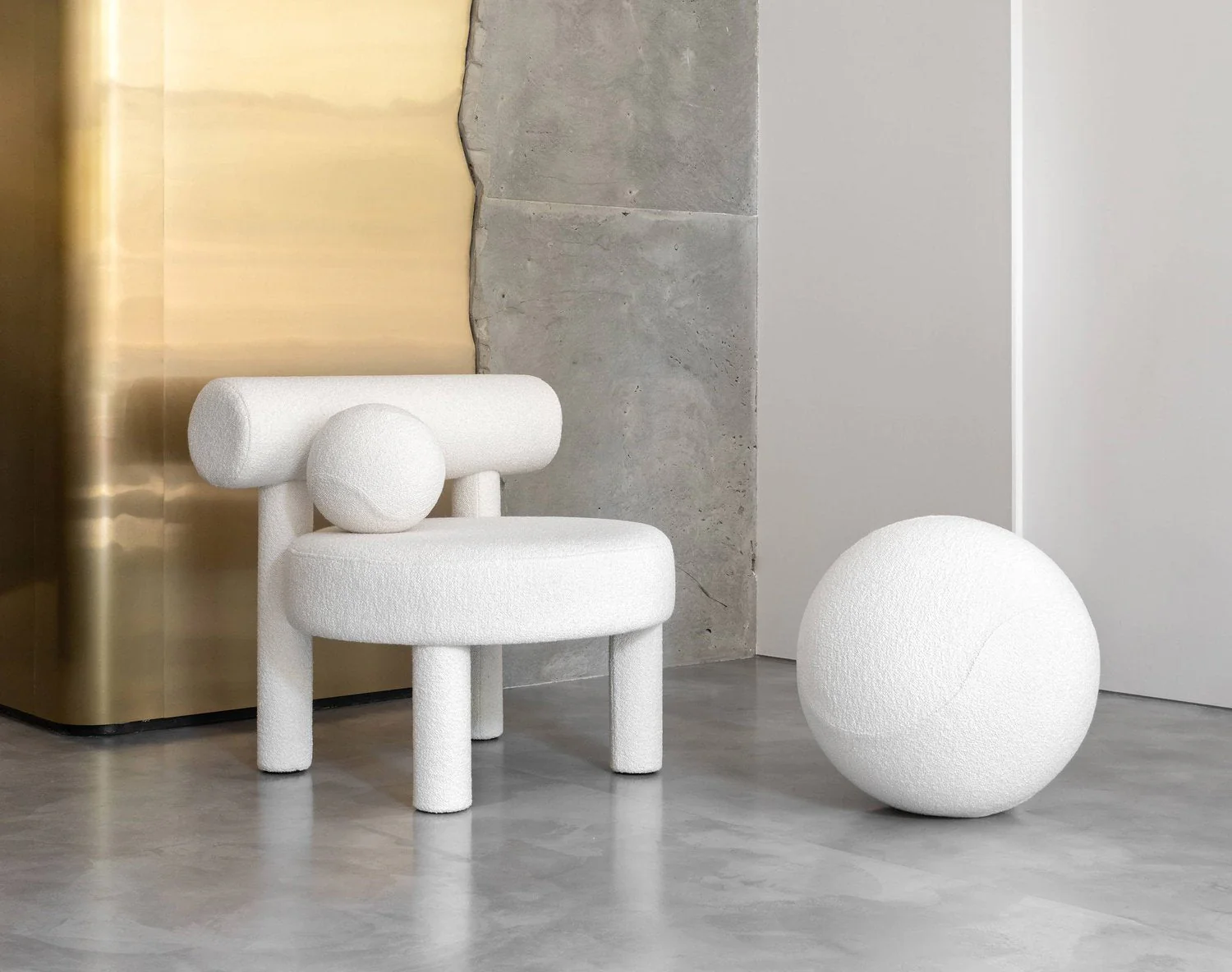 Gropius Spheric Ottoman by Noom - Image 2