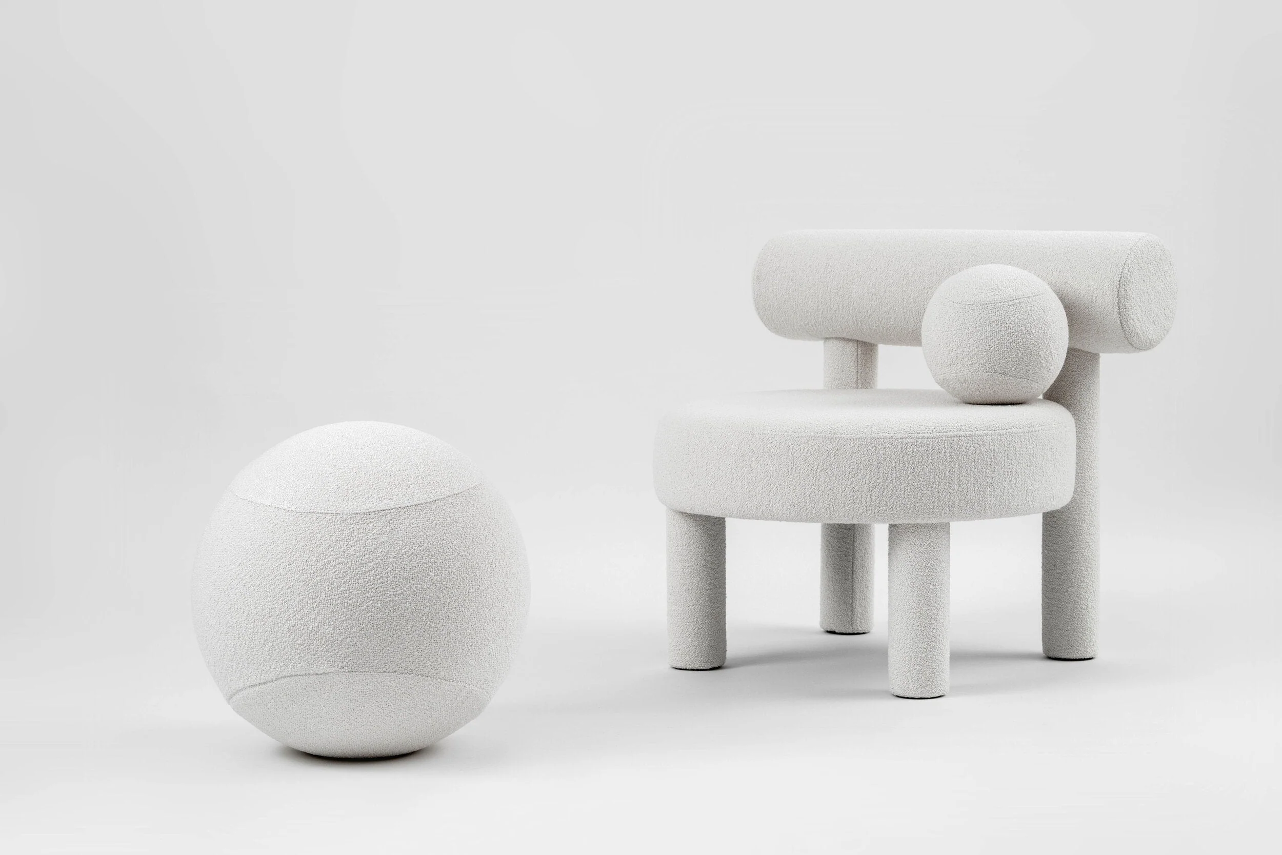 Gropius Spheric Ottoman by Noom - Image 4