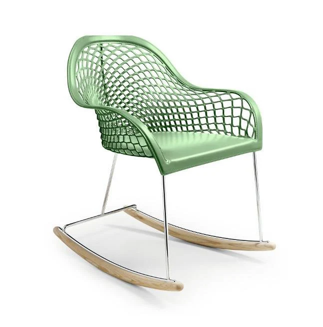 Guapa DNB M CU Low Backrest Rocking Chair by Midj