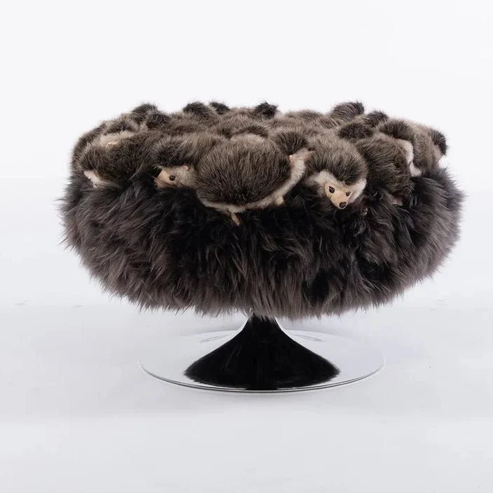 Hedgehog Pouf by AP Collection - Image 2