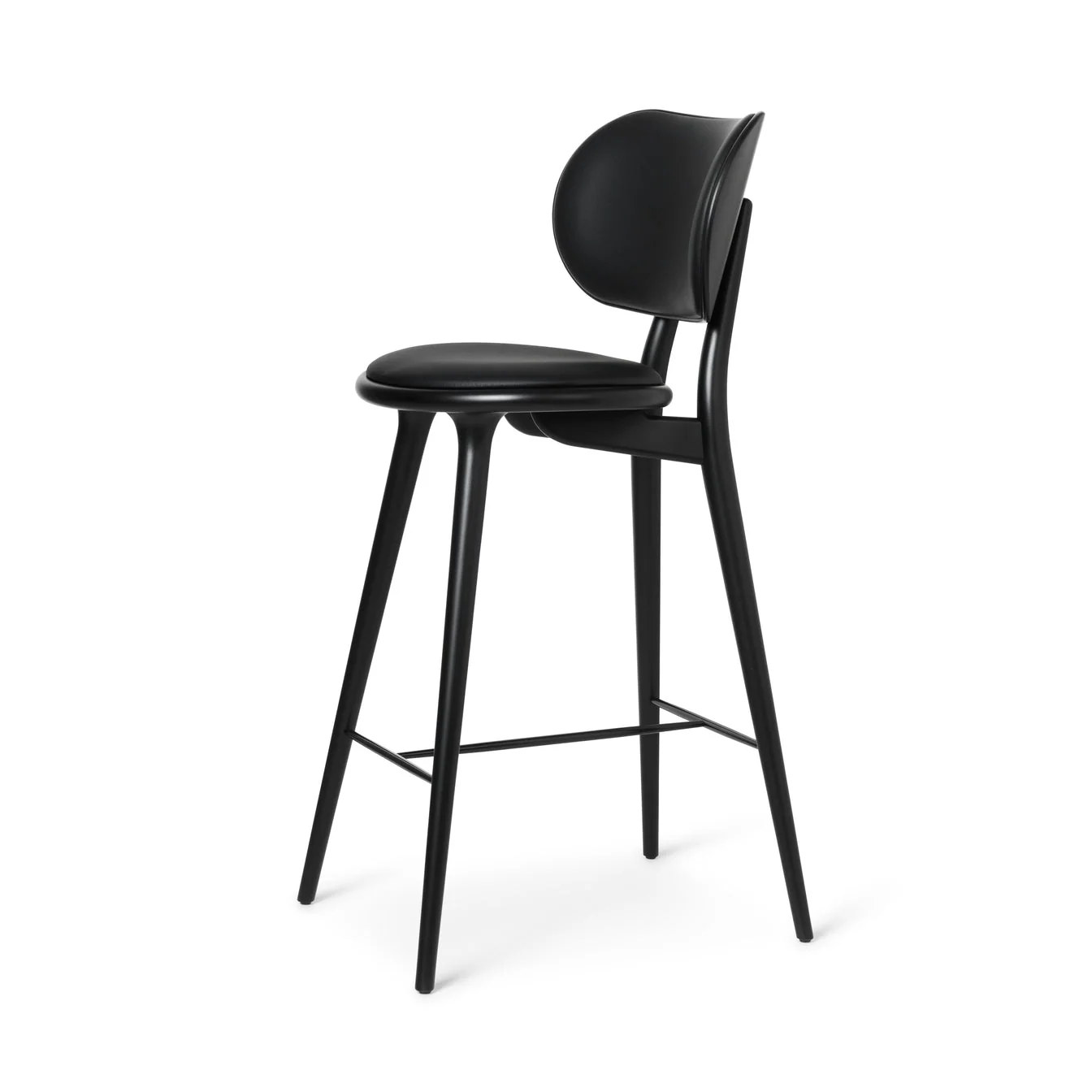 High Stool with Backrest by Mater - Image 5
