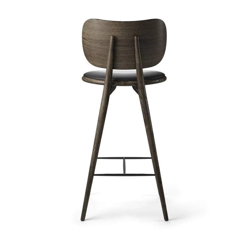 High Stool with Backrest by Mater - Image 7