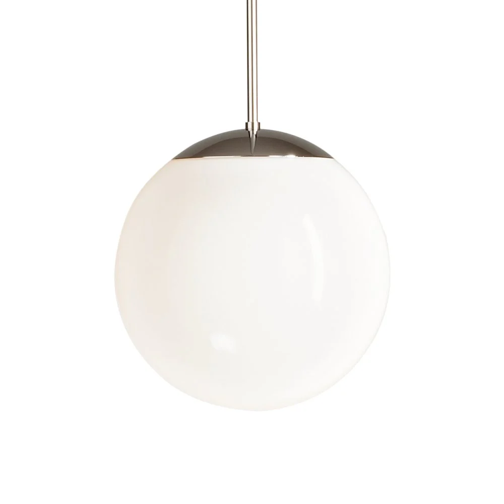 HL 99 Bauhaus Pendant Lamp with Opaline Ball by TECNOLUMEN - Image 3