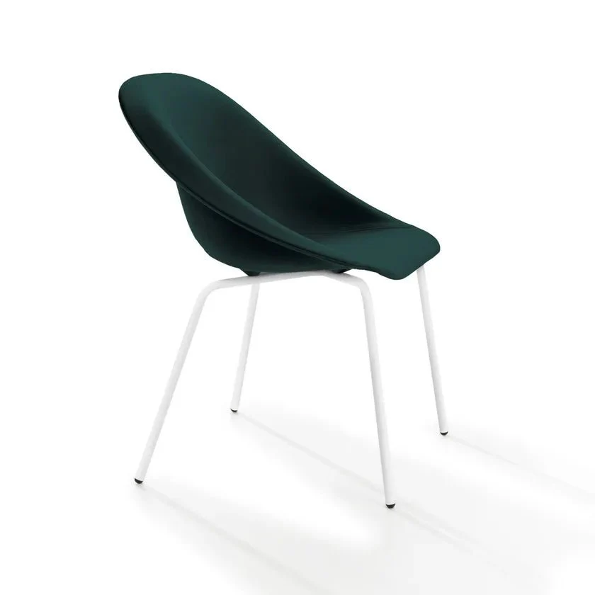 Hoop Side Chair / Metal Base / Upholstered Seat by Karim Rashid - Image 10