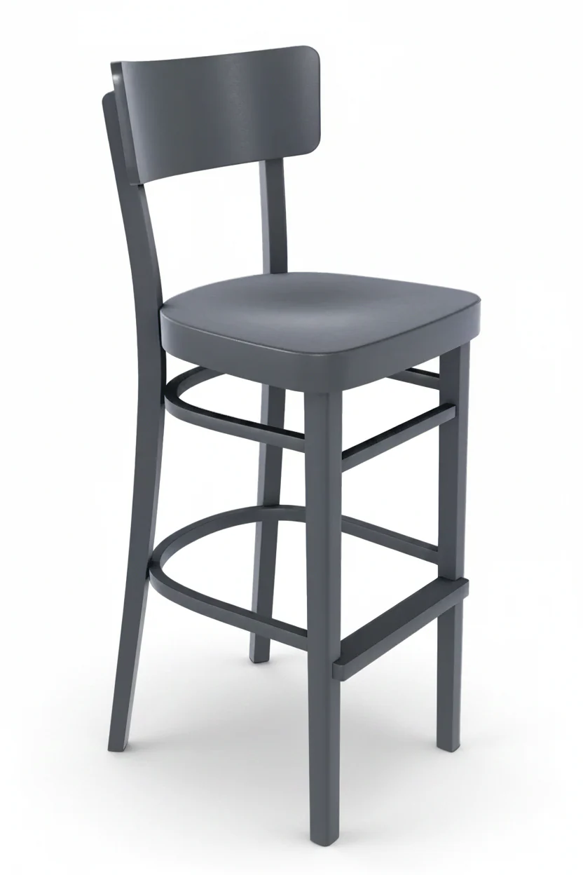 Ideal Bentwood Stool by Ton