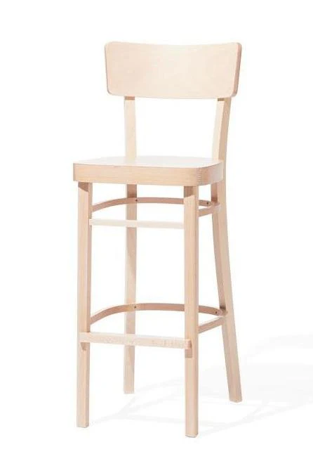 Ideal Bentwood Stool by Ton - Image 2