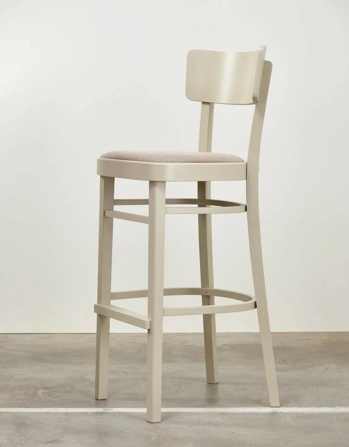 Ideal Bentwood Stool by Ton - Image 4