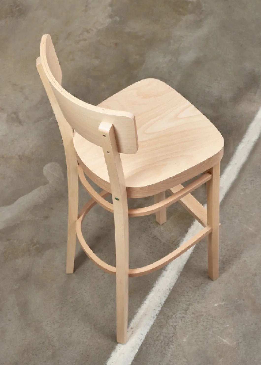 Ideal Bentwood Stool by Ton - Image 5