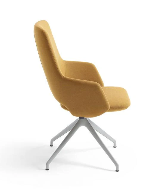 Jima Highback Chair with Swiveling Star Base by Artifort - Image 5