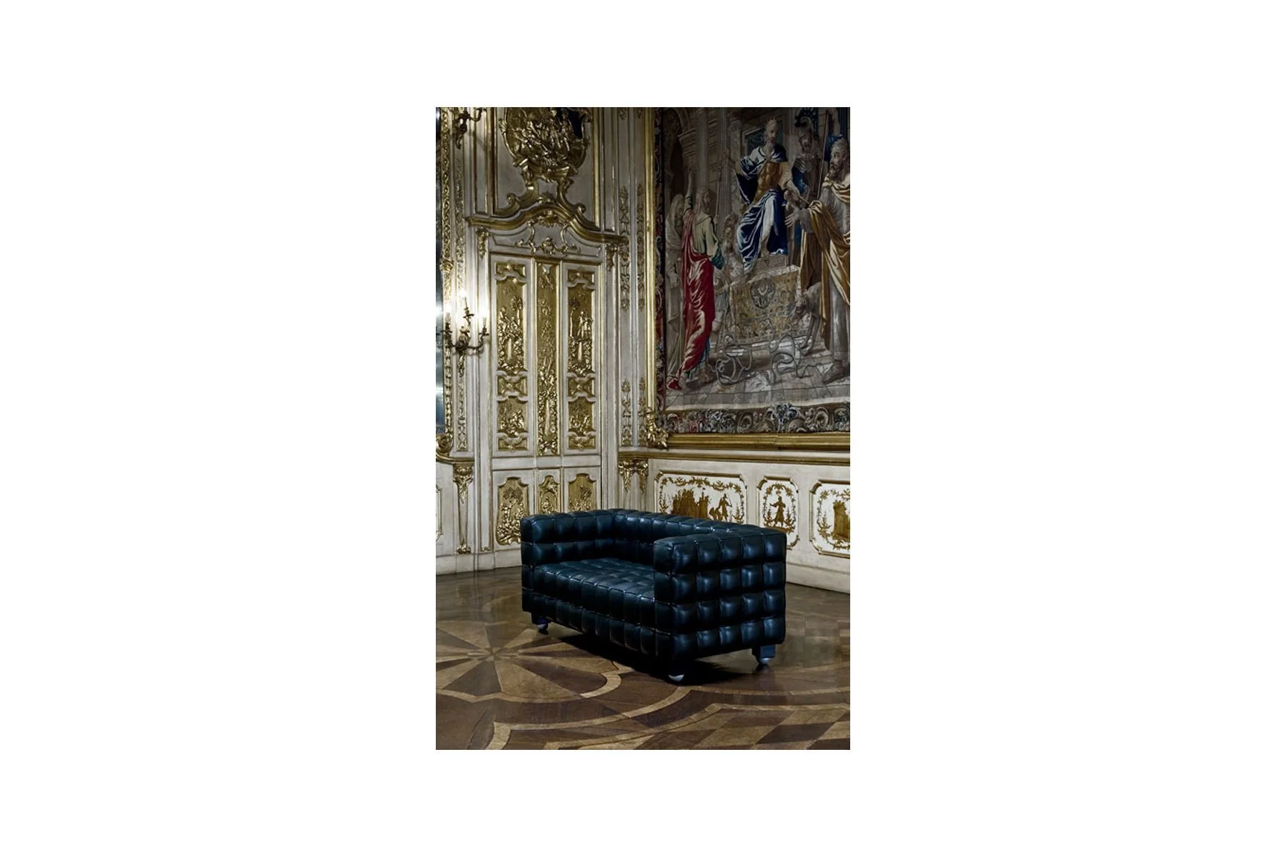 Josef Hoffmann Kubus Loveseat - Image 2