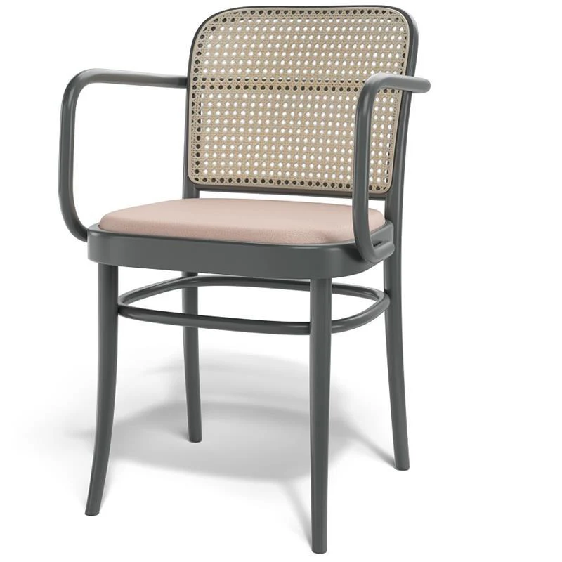 Josef Hoffmann No 811 Bentwood Armchair by Ton - Cane Back - Image 11