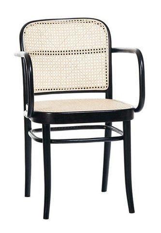 Josef Hoffmann No 811 Bentwood Armchair by Ton - Cane Back - Image 4