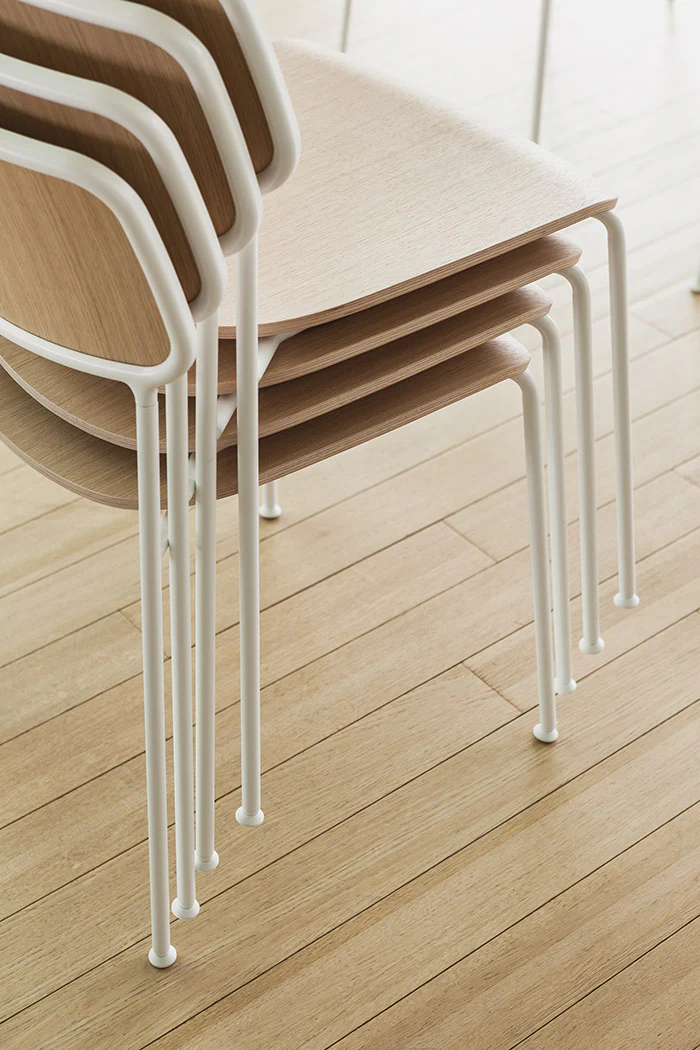 Kisat S410 Stackable Side Chair by Lapalma - Image 31