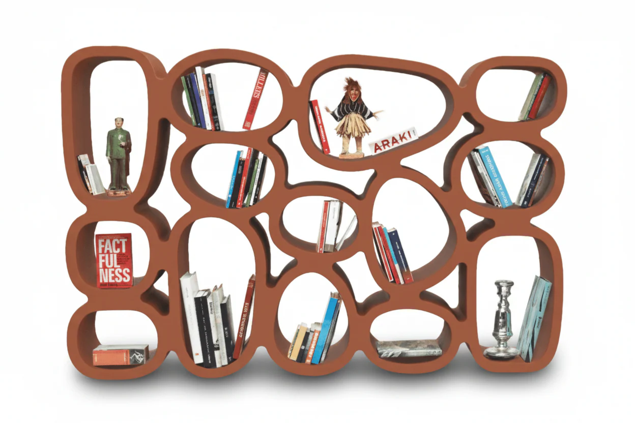 Koibuchi Bookcase by Qeeboo