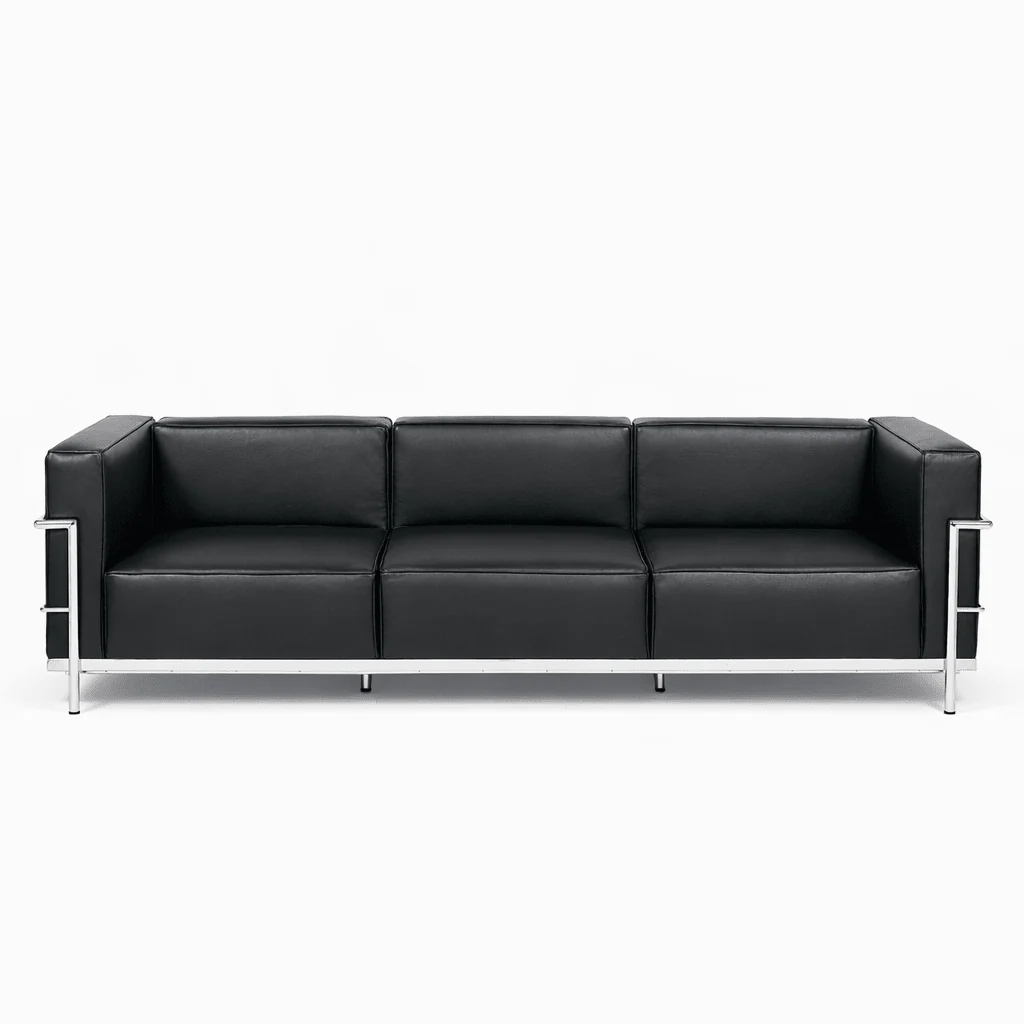 Le Corbusier Petite Three Seat Sofa (LC2)