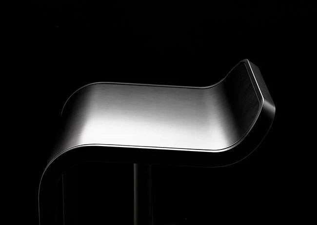 LEM S79 Adjustable Height Matte Chrome Lift Stool by Lapalma - Image 14
