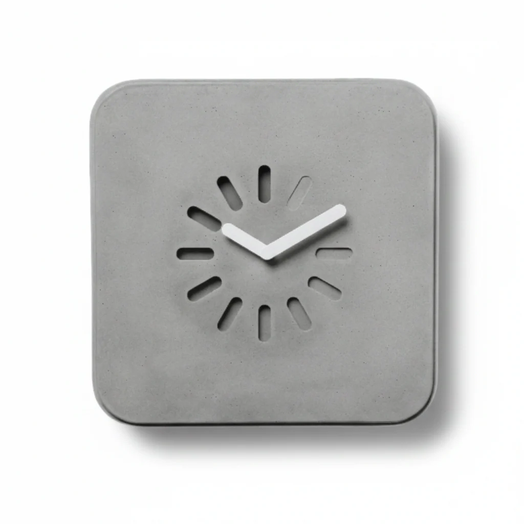 Life in Progress Clock by Lyon Beton