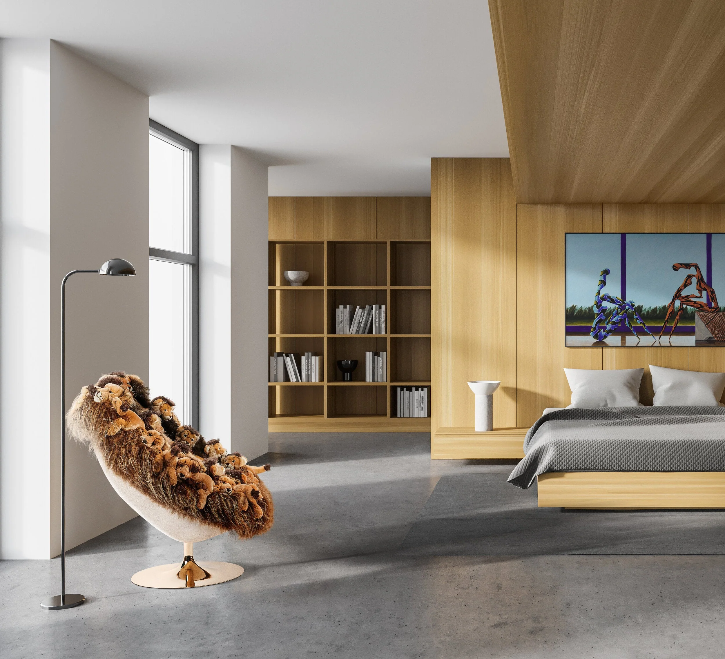 Lion King Lounge Chair by AP Collection - Image 6