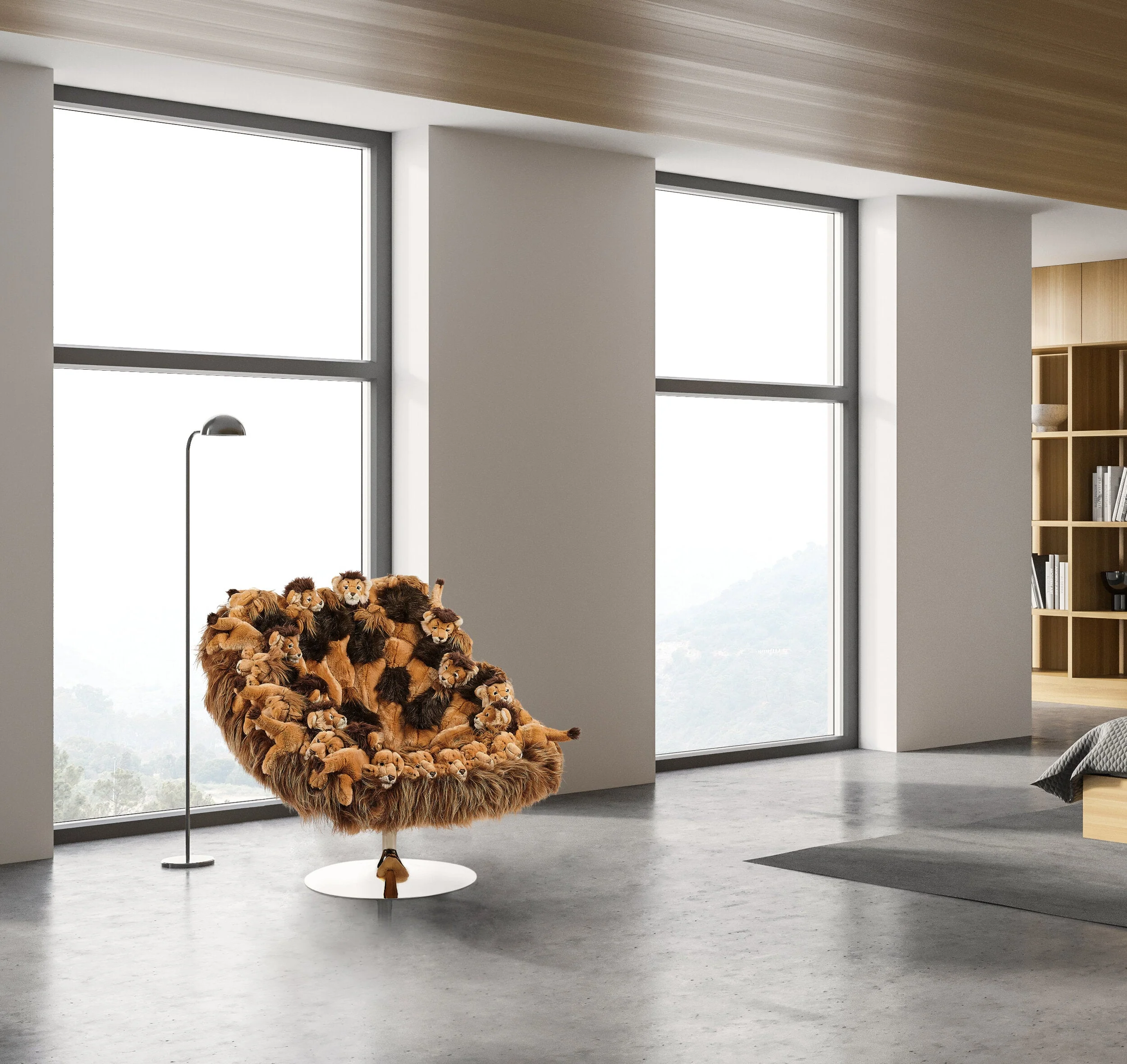 Lion King Lounge Chair by AP Collection - Image 7