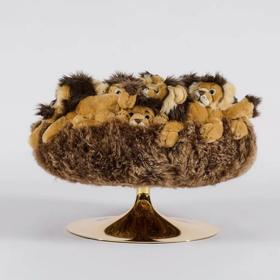 Lion King Pouf by AP Collection