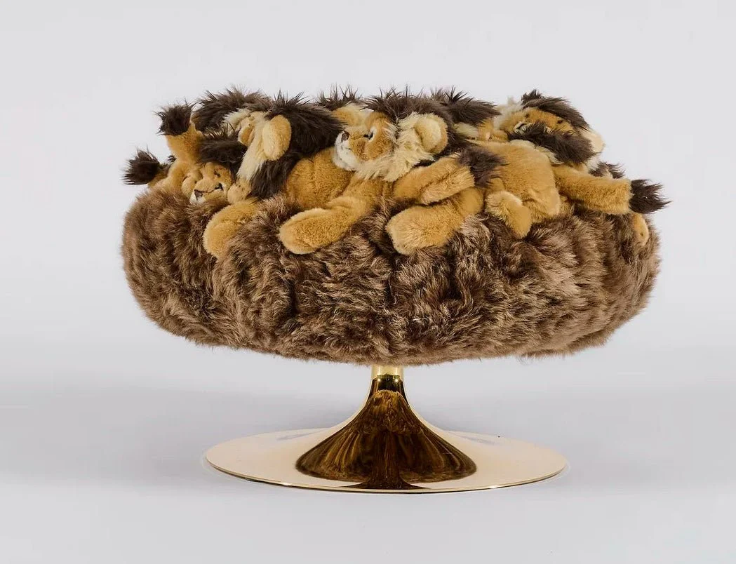 Lion King Pouf by AP Collection - Image 2