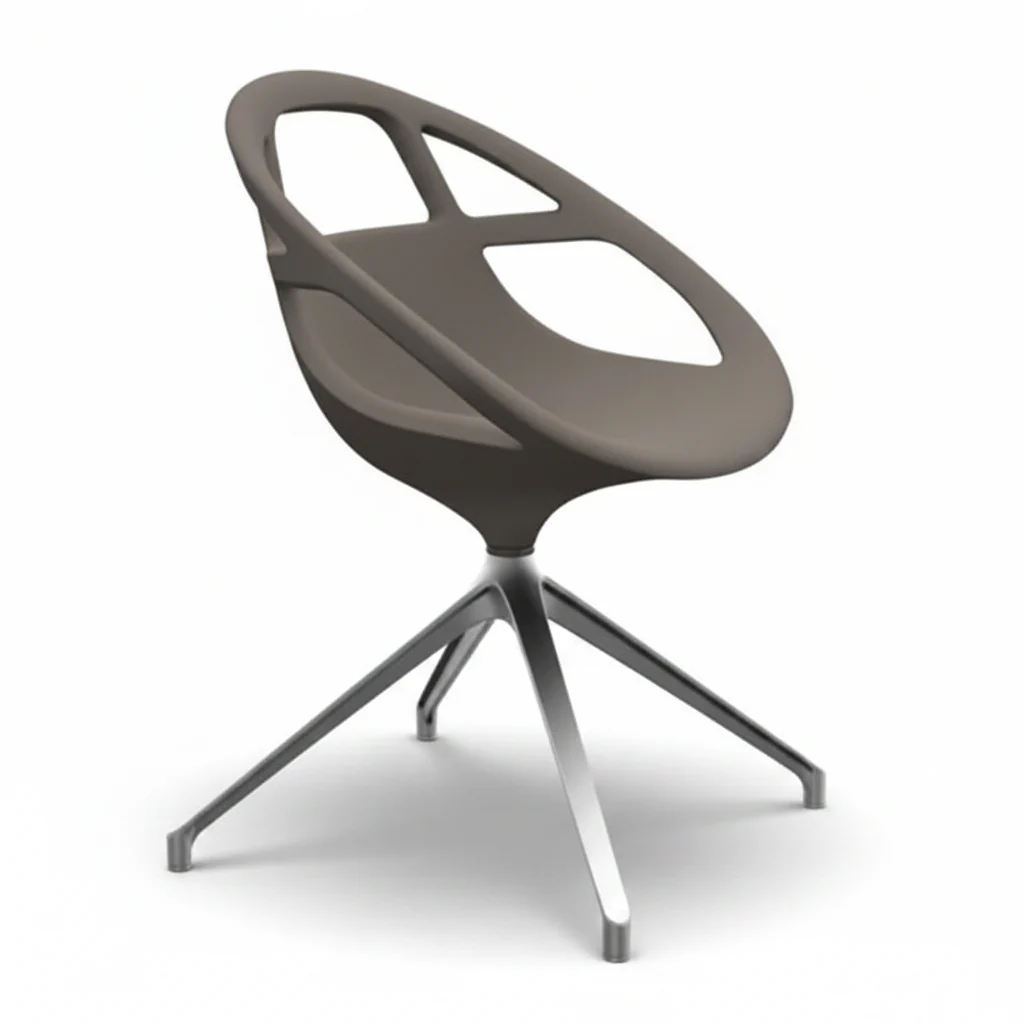 Lola Spider Base Chair by Casprini