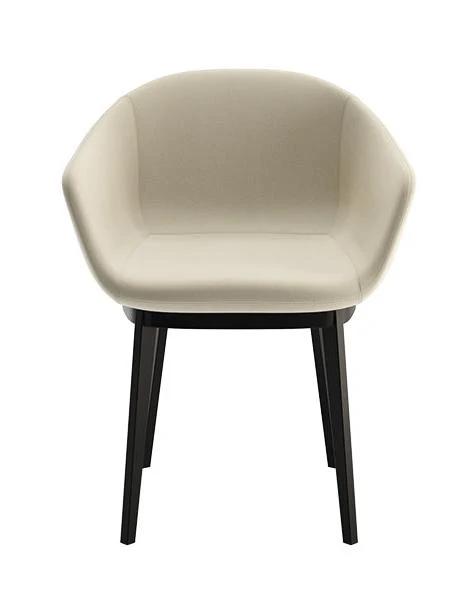 Lucrezia Armchair with 4 Leg Wood Base by BBB - Image 3