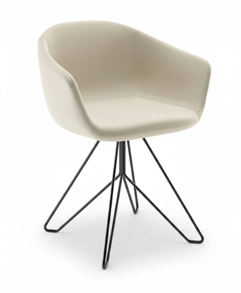 Lucrezia Armchair with CLIP Base by BBB