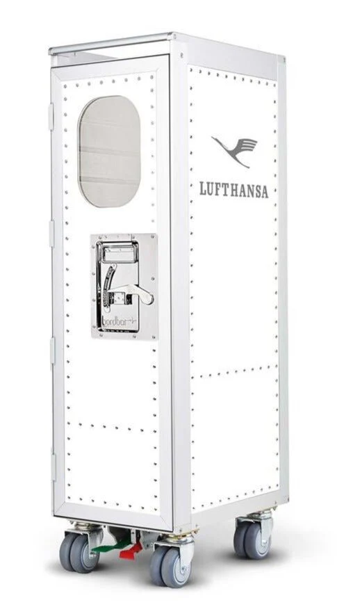 Lufthansa Cocktail Airplane Trolley by Bordbar